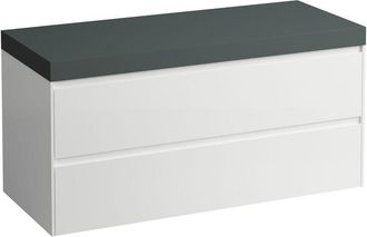 Laufen Lani Encimera De Lavabo Gris Tr&aacute;fico Incl. Mueble Bajo - Laufen