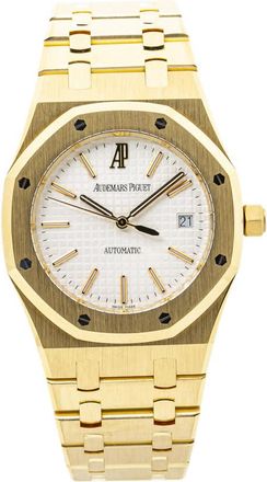 Audemars Piguet Royal Oak White Dial Mens Watch 15300BA