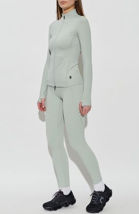 On Training Sweatshirt With Zip Fastening, Womens, Green