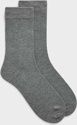 Lindbergh Mens Pin dot bamboo dress socks