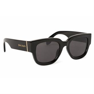 Palm Angels Mens Accessories Monterey Rectangle Sunglasses in Black Dark Grey - One Size