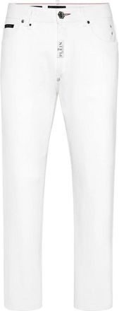 Philipp Plein Heren, Jeans, Wit, Maat: W33 Denim