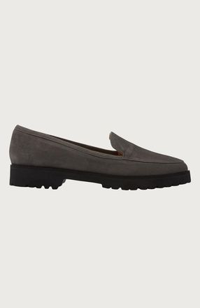 andrea carrano Carro Loafers in Grey Suede at Nordstrom, Size 39.5