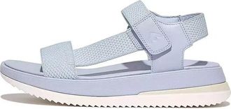 FitFlop FitFlop Surff Two-Tone HK2-B12 Sandals Womens US Blue Webbing Leather ZOGG1507