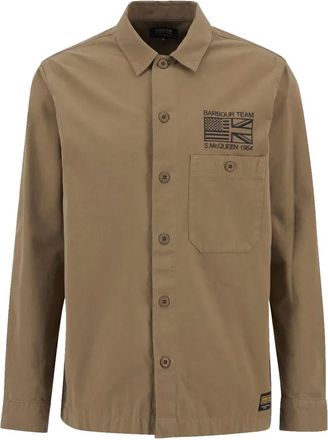 Barbour Jacks Overshirt - Heren - Jassen - Bruin - Maat: XL Katoen