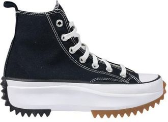Converse Zwarte en Witte Stoffen Chunky Sneakers