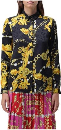 Versace Jeans Couture Dames, Blouses & Shirts, Veelkleurig, Maat: XS Zijde