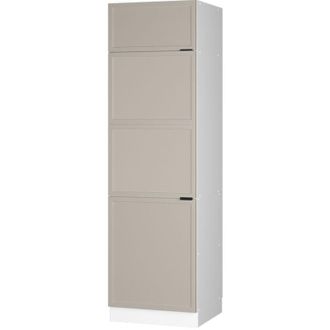 Vicco Armario Para Frigor&iacute;fico Empotrado Fame-line, Grisbeige, 60 Cm