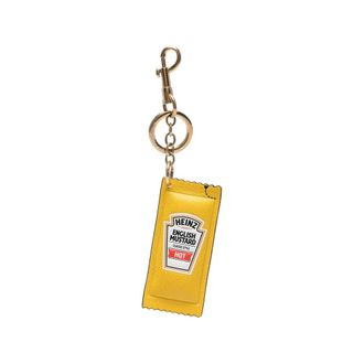 Anya Hindmarch Heinz English Mustard Sleutelhanger - Dames - Sleutelhangers & Tashangers - Geel - ONE Size - Leer - Accessoires