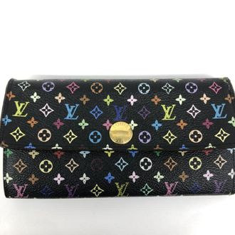 Louis Vuitton Monogram Multicolore Multi-Color Monogram Multicolore Long Wallet (Bi-Fold) (Pre-Owned)