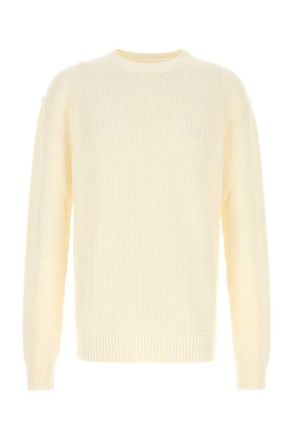 Amiri Off White Crochet Sweater