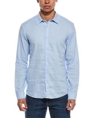 HUGO BOSS Roan Kent Linen-Blend Shirt