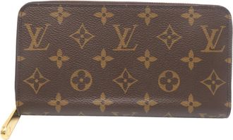 Louis Vuitton Monogram Brown Fuchsia Pink Monogram Pink Monogram Long Wallet (Bi-Fold) (Pre-Owned)