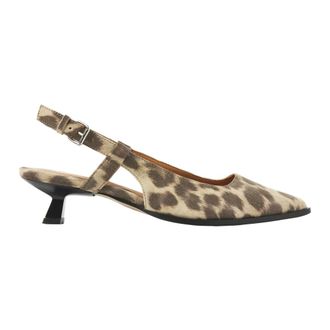 VIA VAI Schoenen, Dames, Beige, 40 EU, Leer, Lea Elina Slingbacks