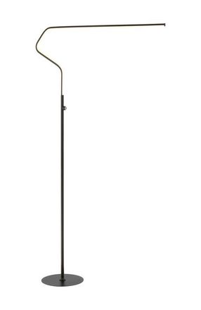 Jonathan Y Designs Julian 65.25 Integrated LED Metal Floor Lamp in Black at Nordstrom