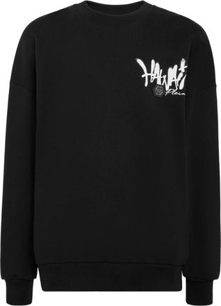 Philipp Plein Sweatshirt LS Hawaii - Heren - Sweatshirts - Zwart - 3XL - Katoen - Hoodies & sweatvesten