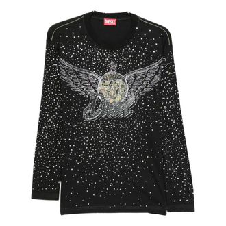 Diesel Tops, Dames, Zwart, L, A259610Sjcj Trui