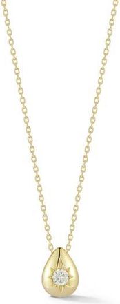 Glaze Jewelry Star Cubic Zirconia Pendant Necklace in Gold at Nordstrom Rack