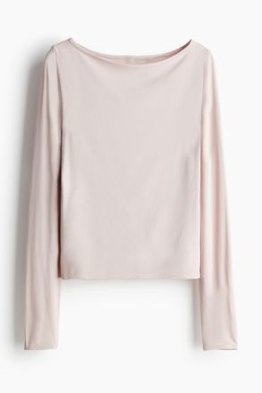 H&M Seamless Sportshirt mit DryMove - Pink