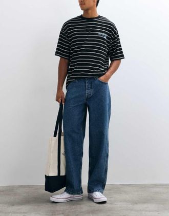 Parlez Clothing jeans loose fit lavaggio nero