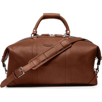 Korchmar Twain 22 Leather Weekender in Brown at Nordstrom