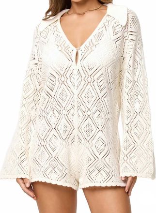 L*Space Golden Daze Romper In Cream