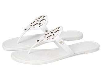 Tory Burch Miller Sandal Womens Shoes Optic White : 10.5 M, Leather