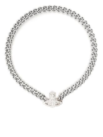 Vivienne Westwood Collana a catena Orb - Argento