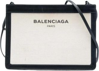 Balenciaga Pre-owned Pochette Navy - - Pre-owned - Donna - Beige - ONE SIZE