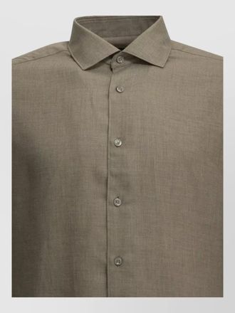 Ermenegildo Zegna cashmere cotton shirt