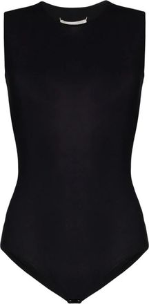 Maison Margiela Mouwloze Bodysuit - Dames - Bodies - Zwart - XS - Tops