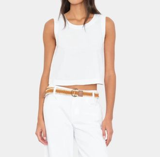 Xirena Lenore Sleeveless Top In White