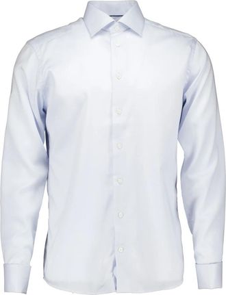 Eton Lichtblauw overhemd lange mouw - Heren - Zakelijke Overhemden - Blauw - L - Overhemden