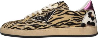 4B12 Play New Sneaker - Dames - Sneakers - Veelkleurig - 37 EU - Leer - Schoenen