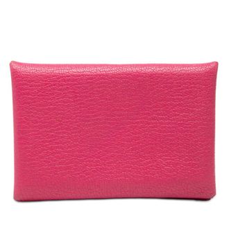 Herm&egrave;s Pre-owned Hermes Chevre Mysore Calvi Card Holder Ladies T5K5F4A2DWB0N5QP