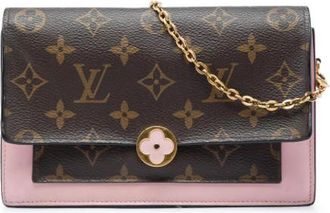 Louis Vuitton Pre-owned Flore Crossbody Tas - Dames - Vintage Schoudertas - Bruin - ONE Size - Leer - Vintage