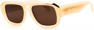 Palm Angels PERI062S TOCKTON 1764 Sand Brown/Solid Dark Grey