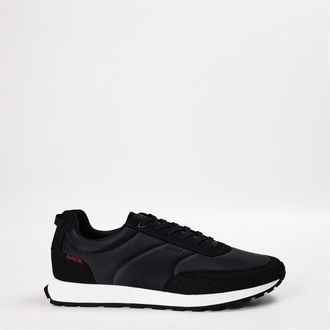 HUGO BOSS Hugo Mens Icelin Runn Low Top Sneakers in Black - Size UK 7