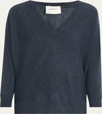 Lisa Yang Kenny Cashmere V-Neck Sweater