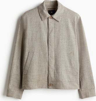 H&M Shacket in Regular Fit - Beige