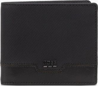 HUGO BOSS Mens Boss Black CULLEN WALLET BLACK - Size: 1 size