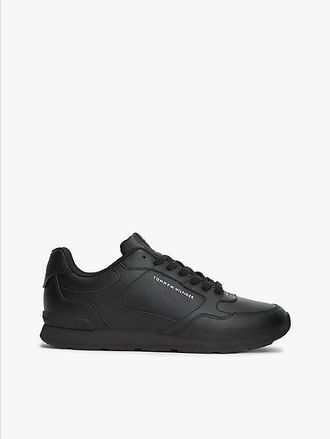 Tommy Hilfiger Logo Lightweight Trainers With Leather