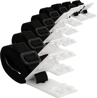 OEM Kit De Fijaci&oacute;n Para Cubiertas Solares De Piscinas - 8 Correas Para Cubiertas Solares - Kit De Correas Para Cubiertas Solares Para Sistemas De Enrolla