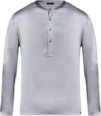 Tom Ford Zijden Ondergoed T-shirt - Heren - Pyjama - Grijs - S - Nachtkleding