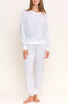 Honeydew Intimates Star Seeker Brushed Jersey Pajamas in Ivory Western Paisley at Nordstrom, Size X-Small