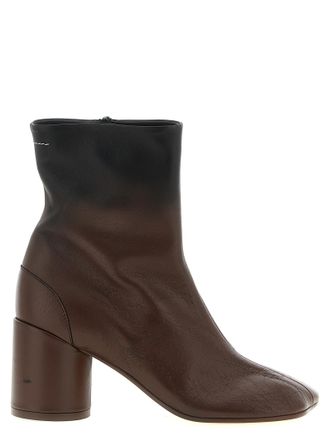 Maison Margiela Brown Lambskin Ankle Womens Boots