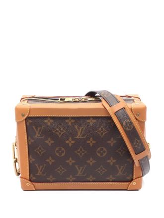 Louis Vuitton mini 2019 Soft Trunk monogram canvas messenger bag - men - PVC - One Size - Brown