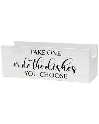 Lalia Home Pantry Picks Farmhouse Wooden Kitchen Countertop Organizer