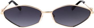 Dsquared2 D2 0225/S Zonnebril - Dames - Zonnebrillen - Geel - 59 MM - Accessoires