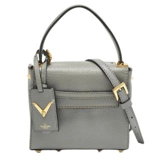 Valentino Pre-owned Vintage Mini Tas - Dames - Pre-owned - Grijs - Maat: ONE Size Leer